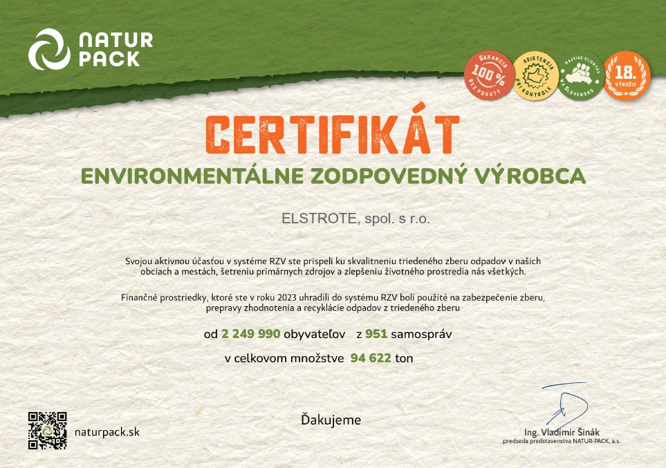 certifikat envir.zodp.vyrobca